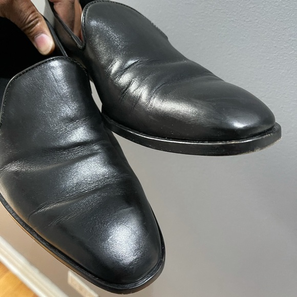 Barney’s New York Slip on Black Sz 11 M - Picture 2 of 11